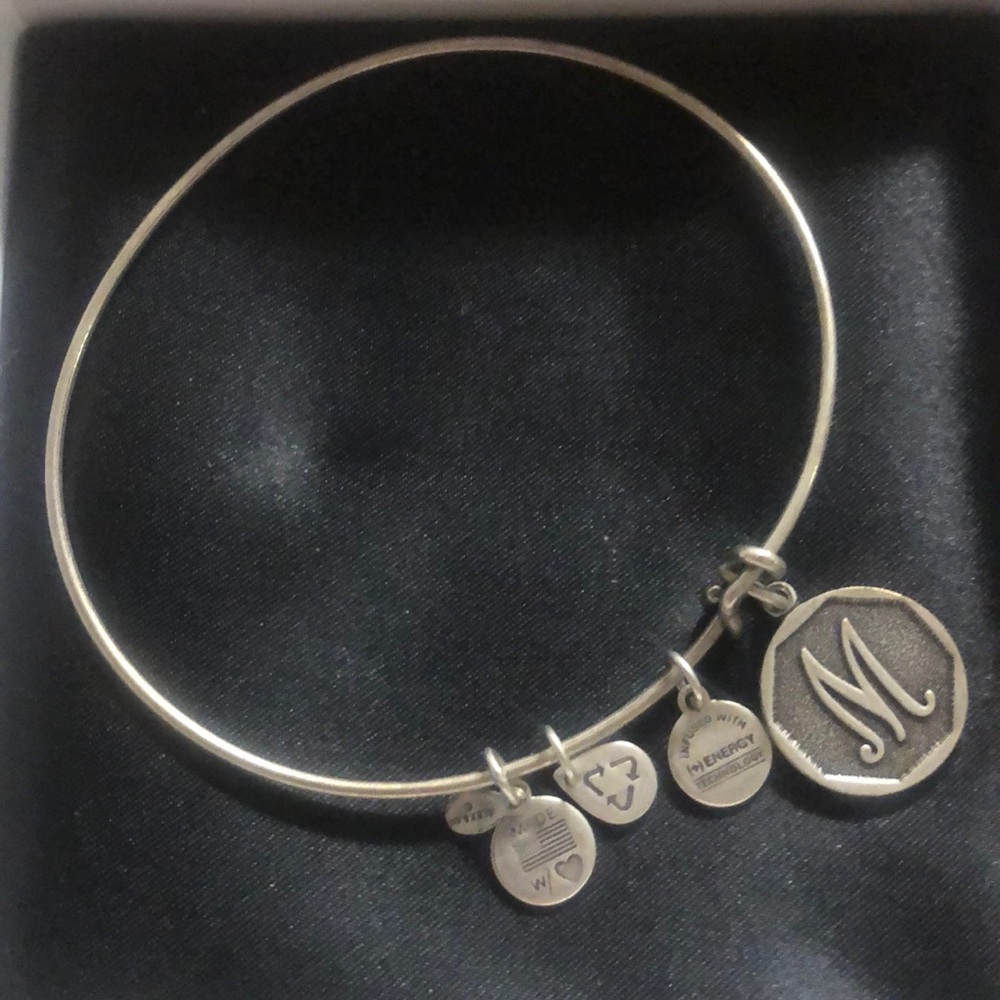 Alex and Ani initial M bracelet